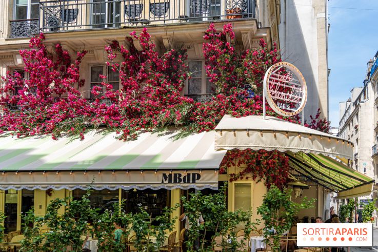 Les cafés fleuris de Paris