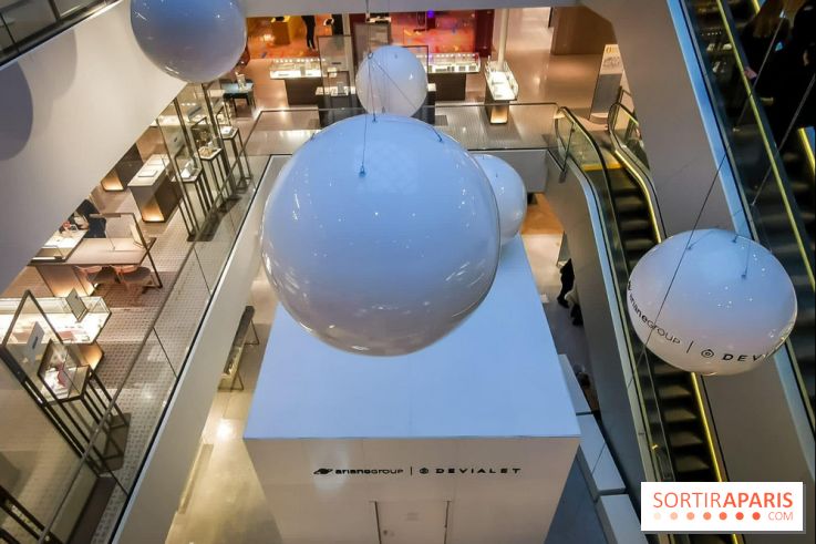 Expérience immersive Sound Journey to space à vivre à la Samaritaine : nos photos