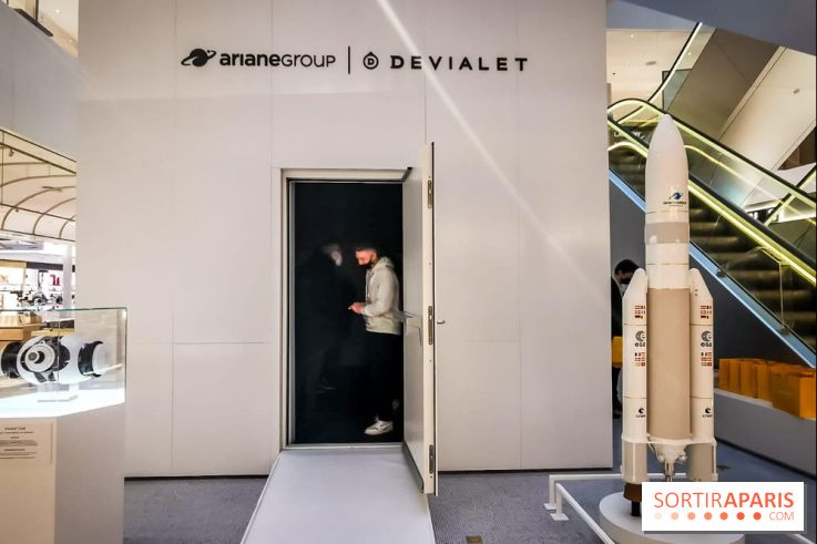 Expérience immersive Sound Journey to space à vivre à la Samaritaine : nos photos