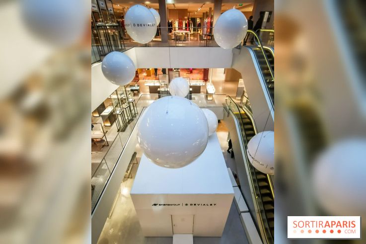 Expérience immersive Sound Journey to space à vivre à la Samaritaine : nos photos