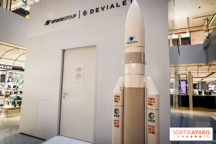 Expérience immersive Sound Journey to space à vivre à la Samaritaine : nos photos