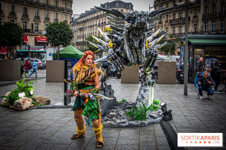 Horizon Forbidden West : l'exposition dans le métro parisien - nos photos