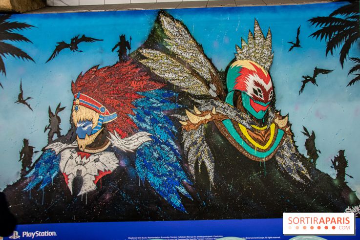 Horizon Forbidden West : l'exposition dans le métro parisien - nos photos