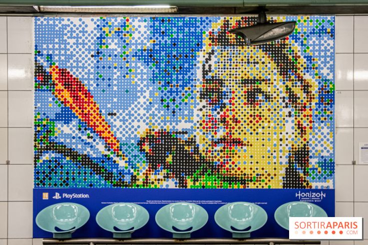 Horizon Forbidden West : l'exposition dans le métro parisien - nos photos