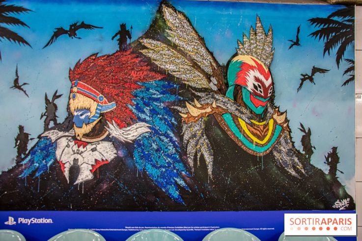 Horizon Forbidden West : l'exposition dans le métro parisien - nos photos