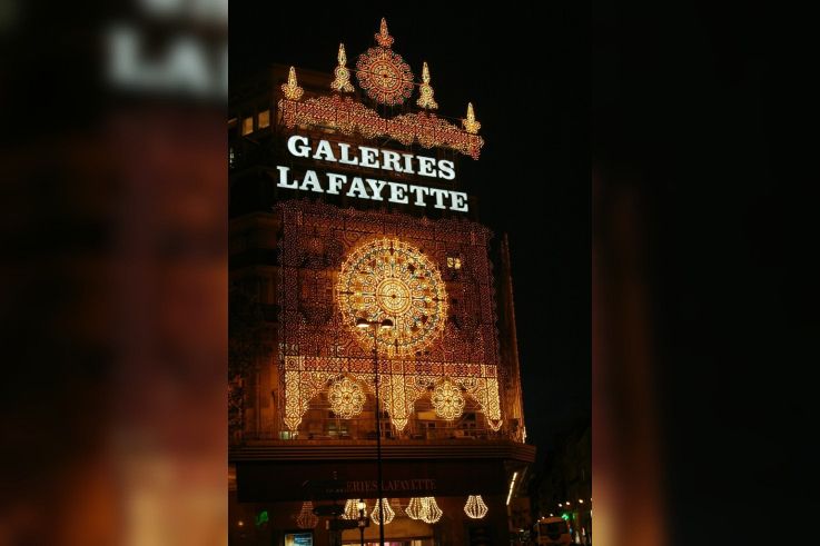 Noël 2009 aux Galeries Lafayette