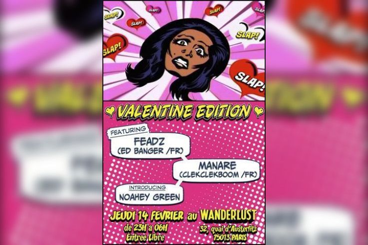 SLAP ! - VALENTINE EDITION with FEADZ / MANARÉ / NOAHEY GREEN