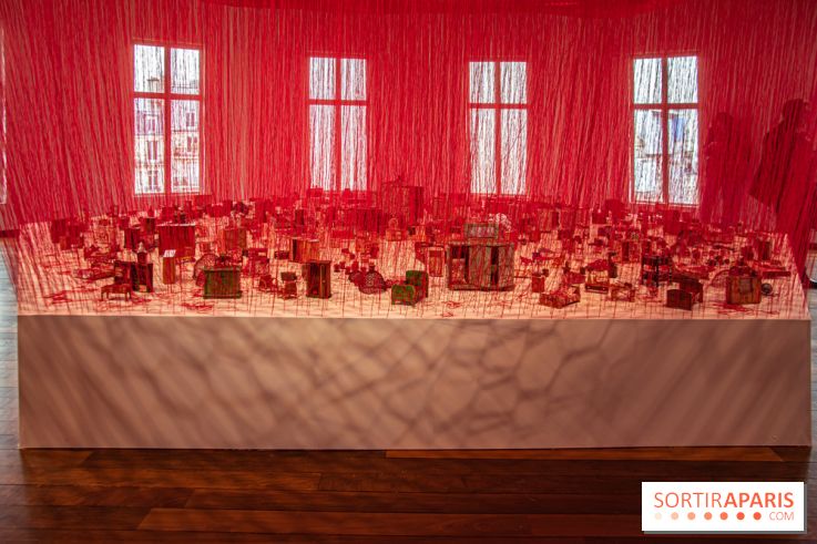 Carte blanche à Chiharu Shiota au Musée Guimet