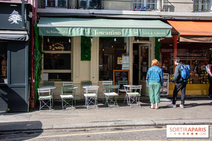 Toscanino, le restaurant de schiacciate en mode street food de la rue Mouffetard