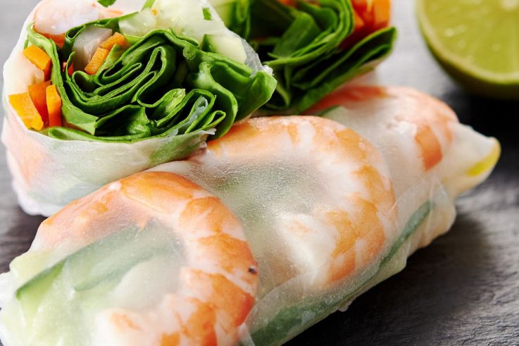 Rouleaux de printemps frais chez HOA NAM