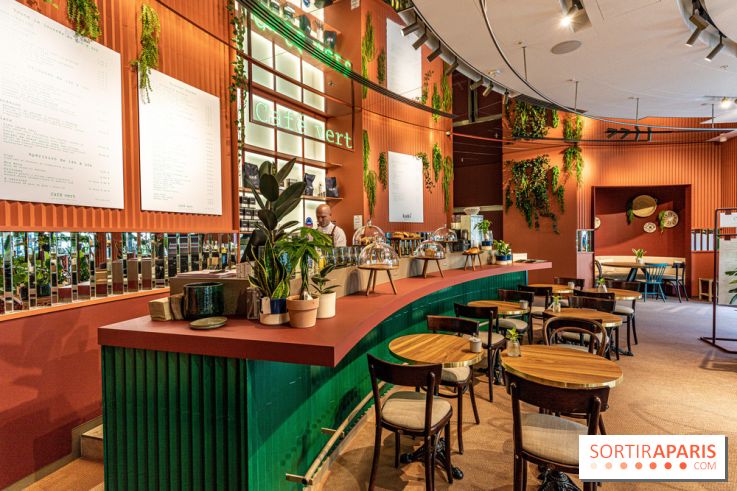 Le Café Vert du Printemps Haussmann 