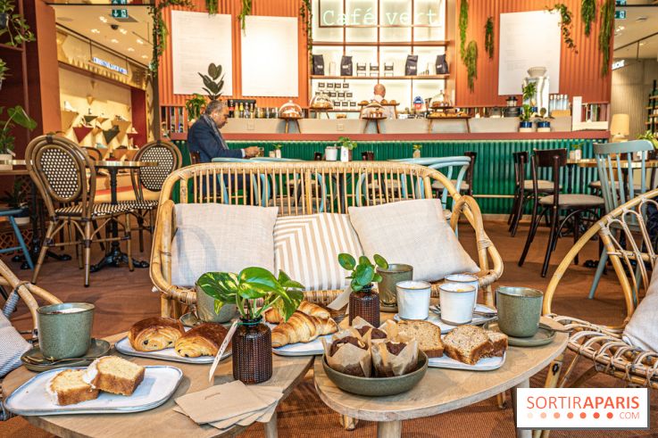 Le Café Vert du Printemps Haussmann 