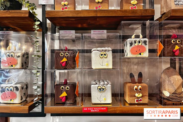 Les chocolats de Pâques géométriques 2022 de Choco au Carré