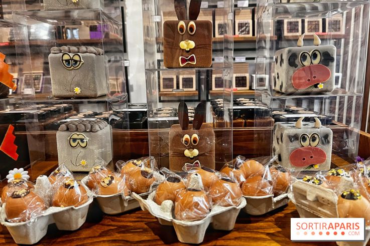 Les chocolats de Pâques géométriques 2022 de Choco au Carré