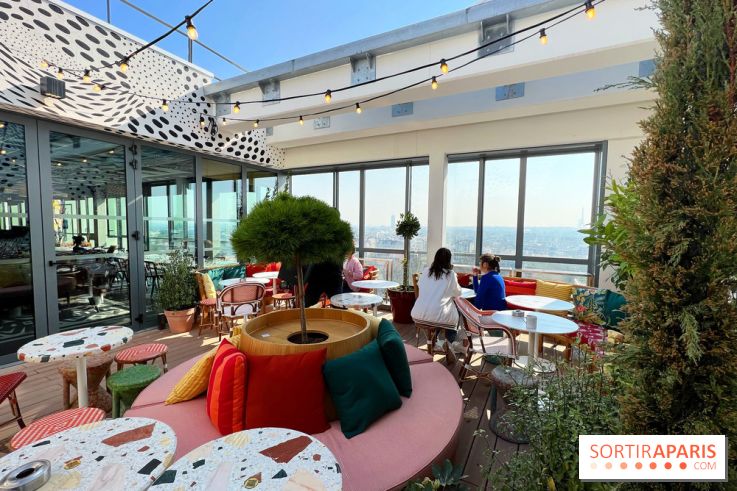 Restaurant-rooftop Mama Shelter La Défense.