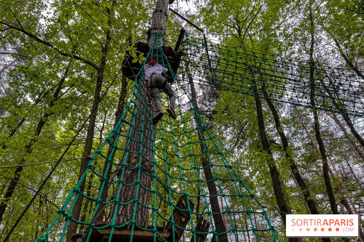 Aventure Floreval, l'accrobranche canon aux portes de Paris