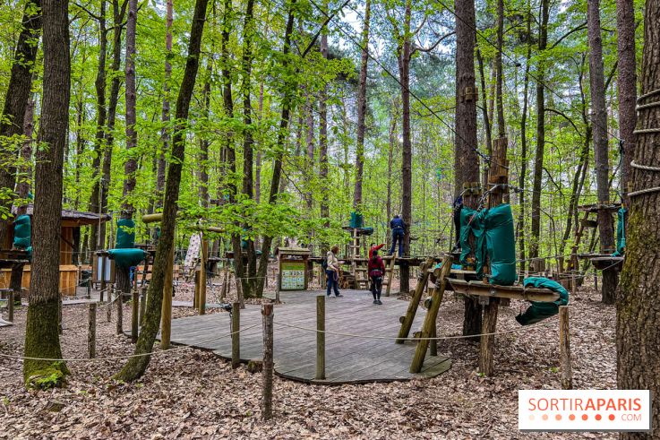 Aventure Floreval, l'accrobranche canon aux portes de Paris