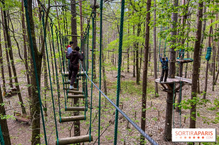Aventure Floreval, l'accrobranche canon aux portes de Paris