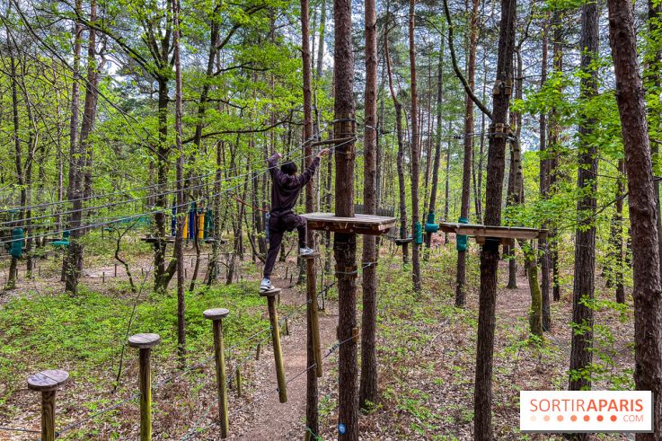 Aventure Floreval, l'accrobranche canon aux portes de Paris