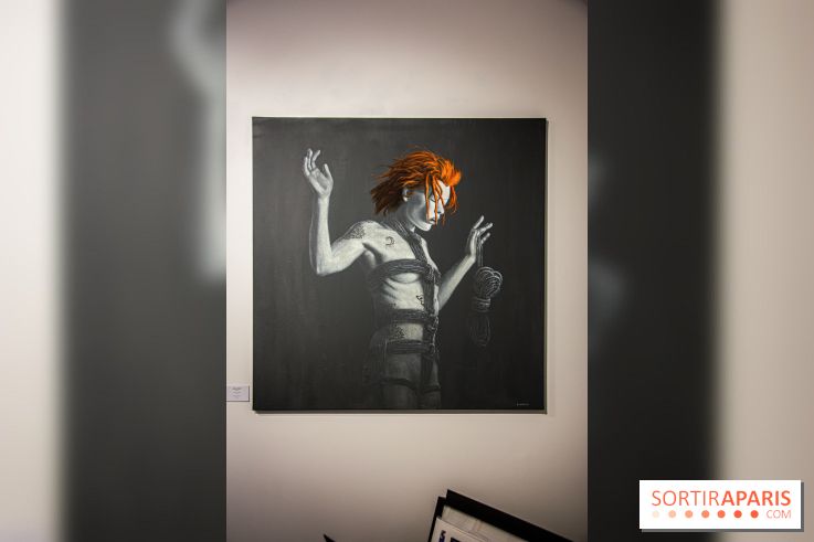 Pop Corn Time, nos photos de l'exposition de toiles et de NFT à la galerie Goldshteyn-Saatort