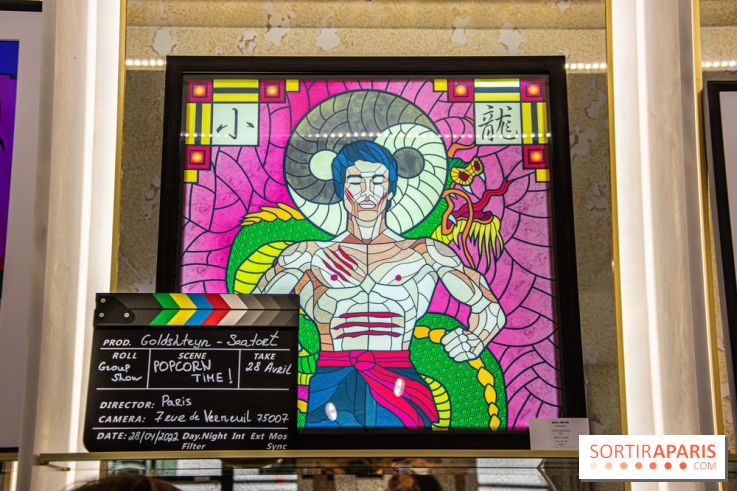 Pop Corn Time, nos photos de l'exposition de toiles et de NFT à la galerie Goldshteyn-Saatort