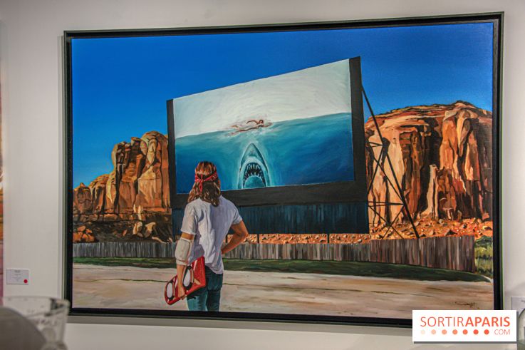 Pop Corn Time, nos photos de l'exposition de toiles et de NFT à la galerie Goldshteyn-Saatort