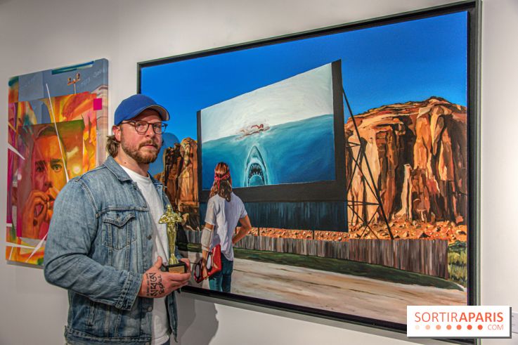 Pop Corn Time, nos photos de l'exposition de toiles et de NFT à la galerie Goldshteyn-Saatort