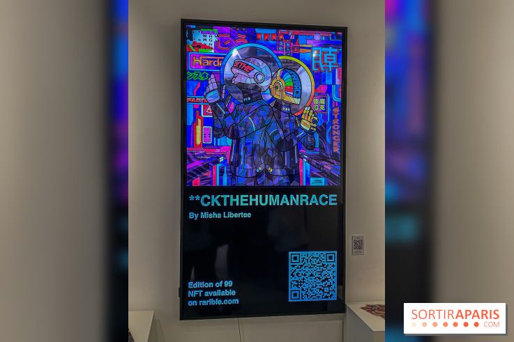 Pop Corn Time, nos photos de l'exposition de toiles et de NFT à la galerie Goldshteyn-Saatort