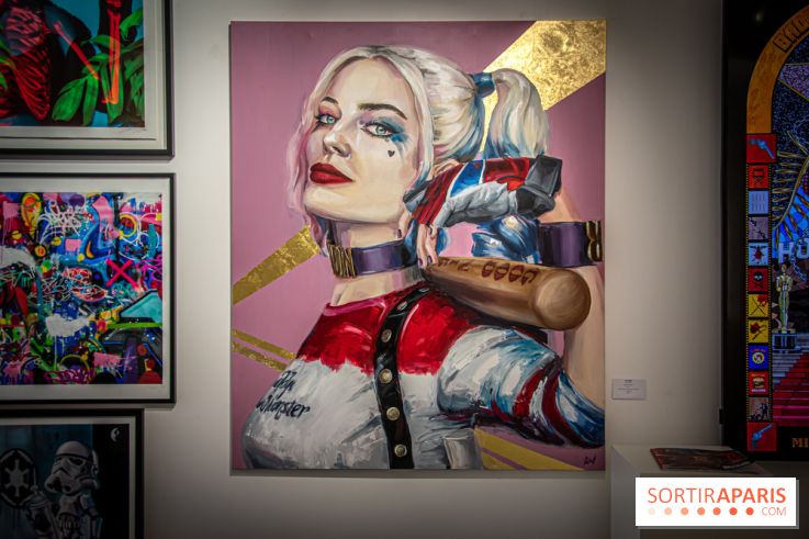 Pop Corn Time, nos photos de l'exposition de toiles et de NFT à la galerie Goldshteyn-Saatort