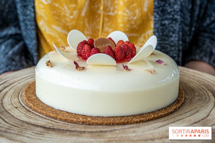 Rosa, la pâtisserie fraise rose de Claire Heitzler pour la Fête des Mères