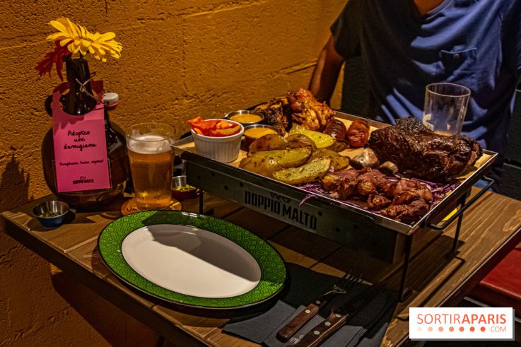 Doppio Malto, le brasseur italien roi de la viande braisée au cœur des 4 Temps, à La Défense
