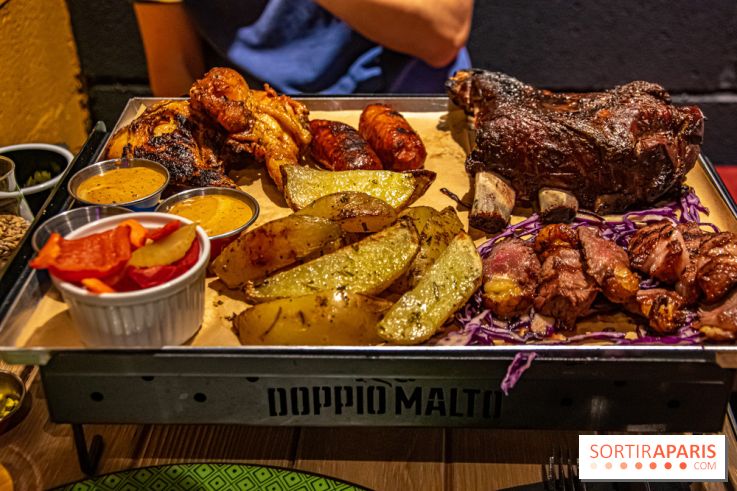 Doppio Malto, le brasseur italien roi de la viande braisée au cœur des 4 Temps, à La Défense