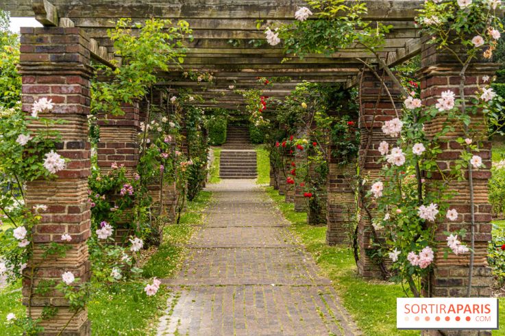 La Roseraie du Parc Lebaudy sur l'Ile de Puteaux