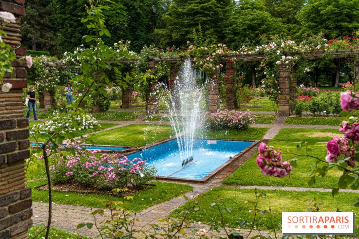 La Roseraie du Parc Lebaudy sur l'Ile de Puteaux