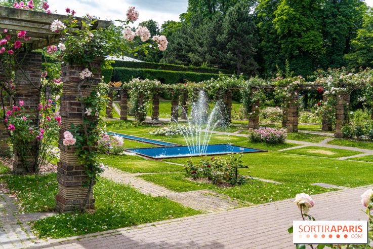 La Roseraie du Parc Lebaudy sur l'Ile de Puteaux