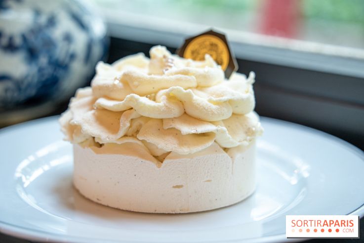 Thé glacé et pavlova Flower Summer chez Mariage Frères