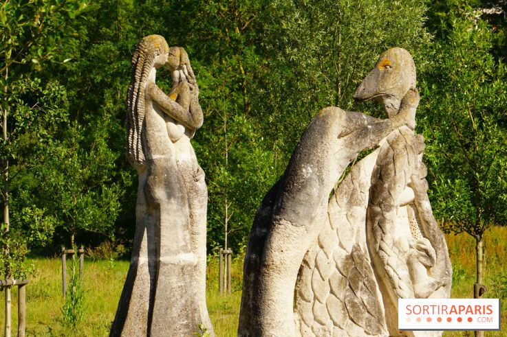 Le jardin de sculptures de la Dhyus, un lieu insolite en Île-de-France
