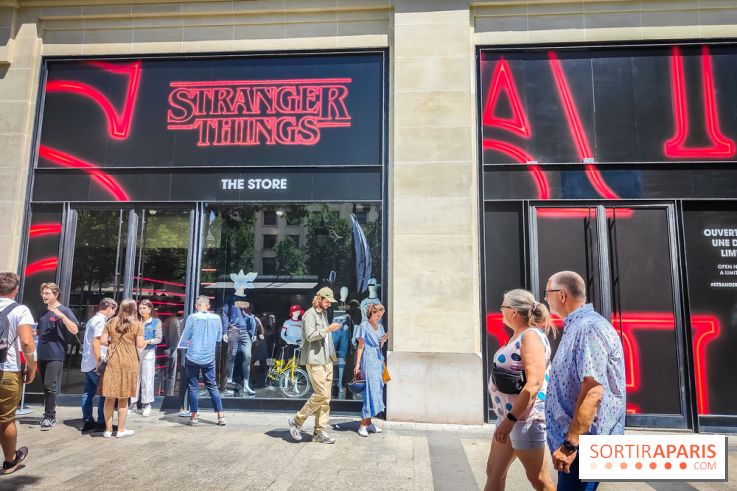 Stranger Things : un pop-up store éphémère inédit débarque sur les Champs-Elysées, nos photos