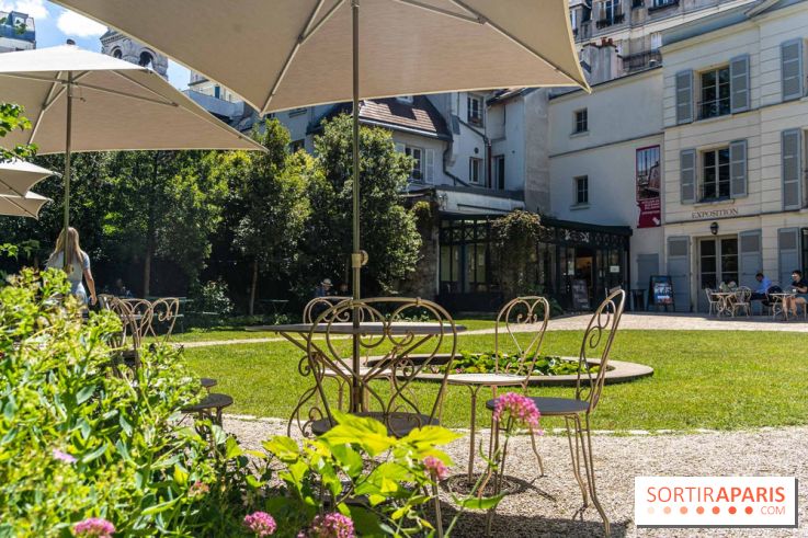Le Café Renoir au sein du Jardin Renoir du Musée Montmartre 2022