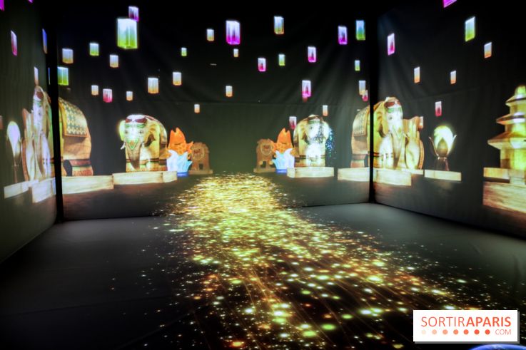 Exposition immersive autour de la Fête des lanternes, nos photos