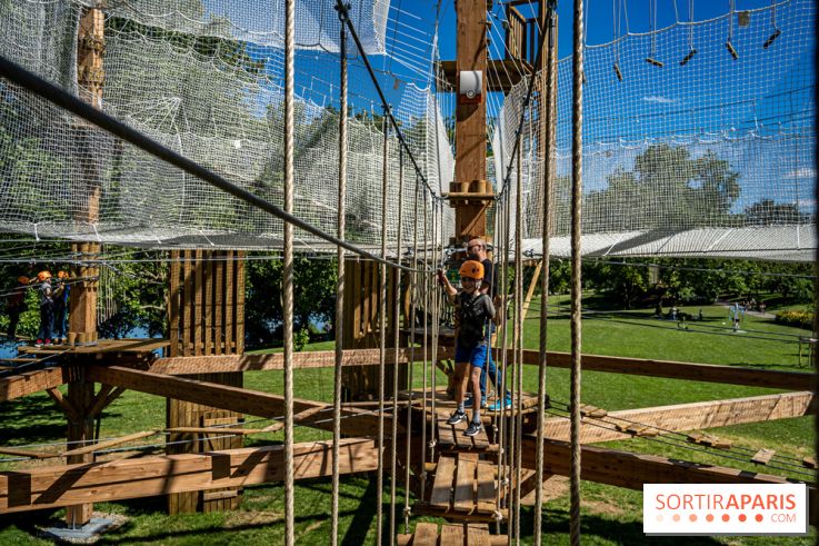 Accrocamp Créteil, les photos de l'accrobranche 