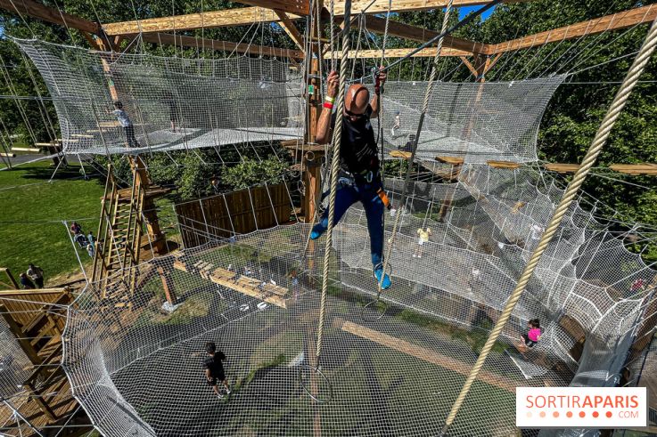 Accrocamp Créteil, les photos de l'accrobranche 
