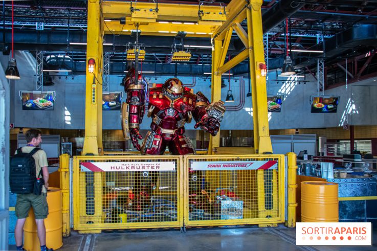 Avengers Campus : Stark Factory, nos photos du restaurant-atelier d'Iron Man à Disneyland Paris