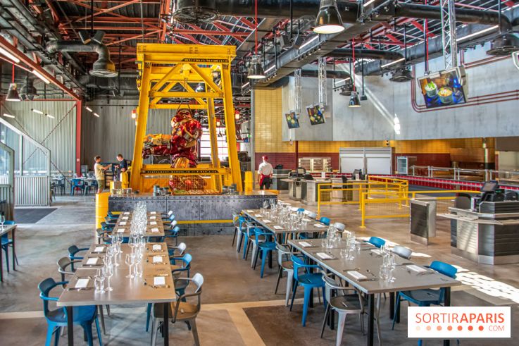 Avengers Campus : Stark Factory, nos photos du restaurant-atelier d'Iron Man à Disneyland Paris