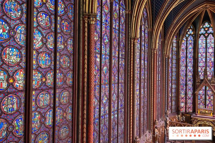 La Sainte-Chapelle et ses 1113 vitraux, un véritable joyau gothique à Paris