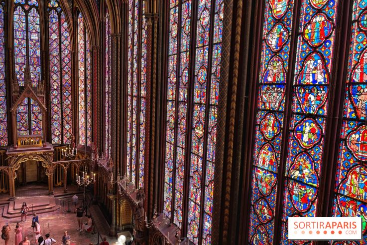 La Sainte-Chapelle et ses 1113 vitraux, un véritable joyau gothique à Paris
