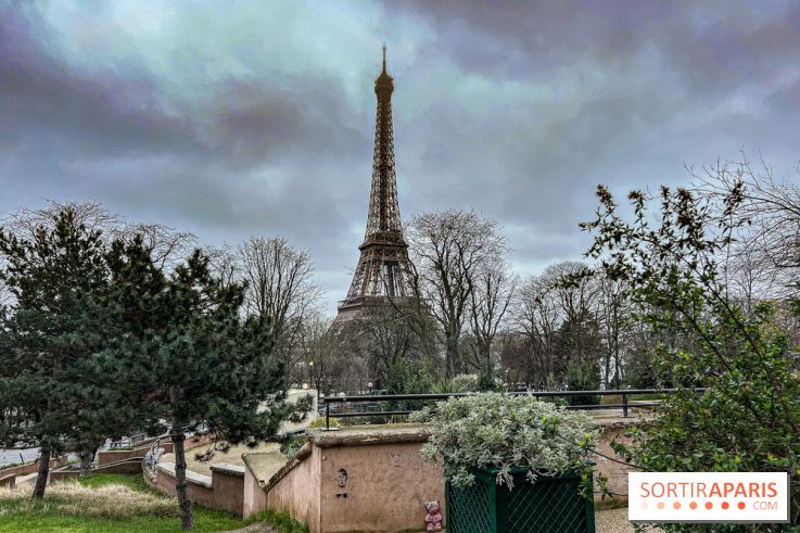 Visuels Paris - Tour Eiffel - mauvais temps - météo