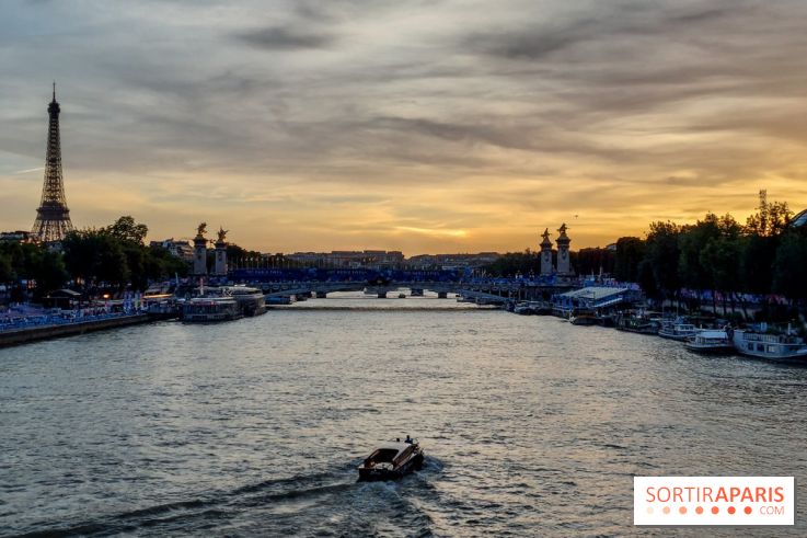 Visuels Paris - La Seine - Coucher de soleil