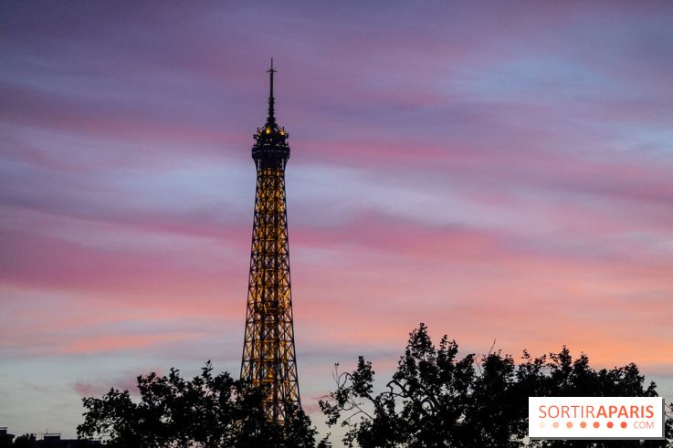 Visuels Paris - Tour Eiffel - Coucher de soleil