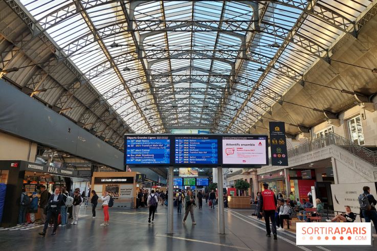 Visuels Paris - Gare de l'est - transport - train - SNCF
